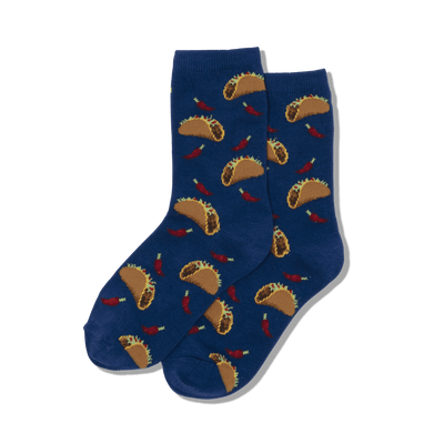 HOTSOX Kid's Tacos Crew Socks