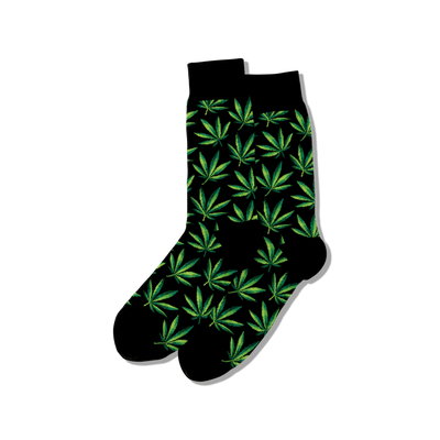 HOTSOX Men's Weed Crew Socks