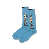 HOTSOX Men's Michelangelo's David Crew Socks