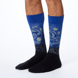 HOTSOX Men's Van Gogh's Starry Night Socks