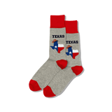 HOTSOX Men's Texas Crew Socks thumbnail