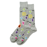 HOTSOX Men's Here For The Boos Crew Socks