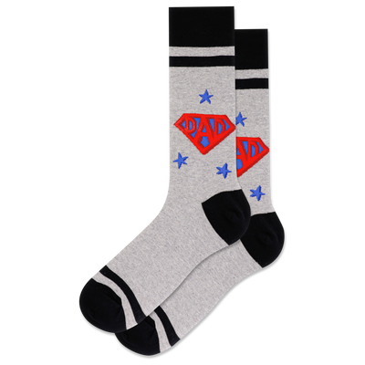 HOTSOX Men's Super Dad Crew Sock