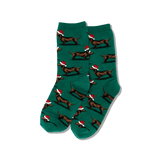Womens Christmas Dachshunds Socks thumbnail
