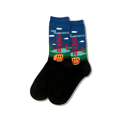 Womens Golden Gate Bridge Socks