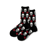 Women's Skull and Roses Socks