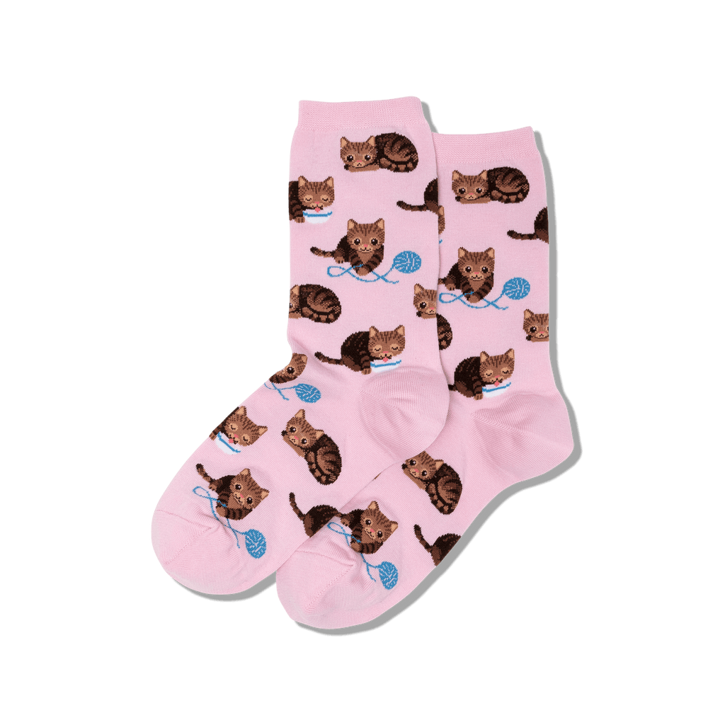 HOTSOX Women's Cat and Yarn Socks