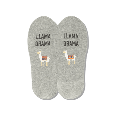 HOTSOX Women's Llama Drama No Show Socks
