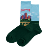 HOTSOX Women's Boston Crew Socks