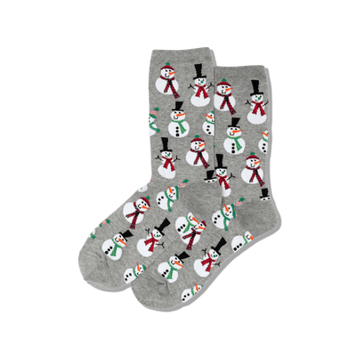Women's Snowmen Crew Socks