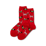 Women's Christmas Dogs Crew Socks
