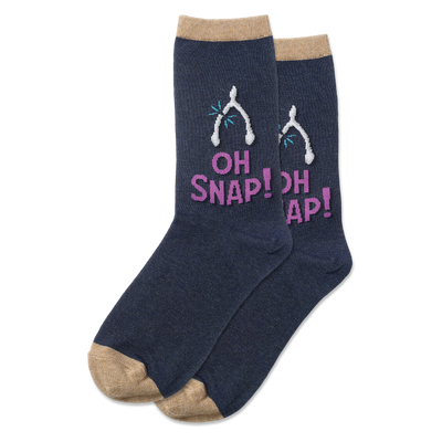 HOTSOX Women's Oh Snap Crew Socks