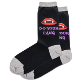 HOTSOX Women's Do Your Fang Crew Socks