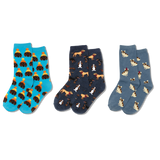 HOTSOX Kid's Assorted Dog Socks 3 Pair Pack