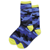 HOTSOX Kid's Camouflage Crew Socks