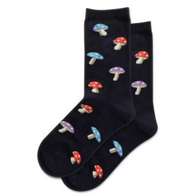 HOTSOX Kid's Mushrooms Crew Socks