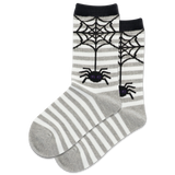 HOTSOX Kid's Spider Stripe Crew Socks
