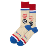 HOTSOX Men's You Have The Power Crew Socks
