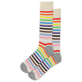 HOTSOX Men's Pride Inclusive Stripe Crew Sock thumbnail