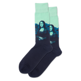 HOTSOX Men's Mona Lisa Pop Crew Socks
