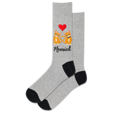 HOTSOX Men's Meowied Crew Socks