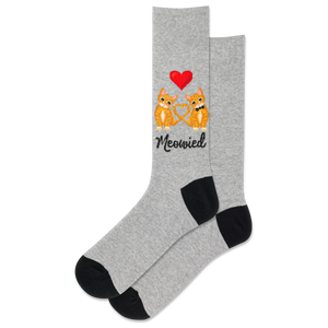 HOTSOX Men's Meowied Crew Socks