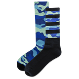 HOTSOX Men's Camouflage Stripe 2 Pack Crew Socks thumbnail