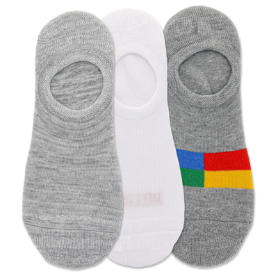 HOTSOX Men's Check Stripe Liner Sock