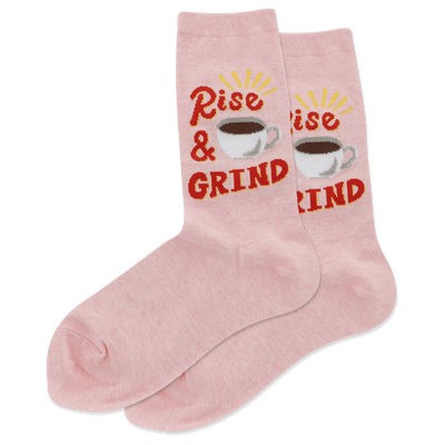 HOTSOX Women's Rise And Grind Crew Socks
