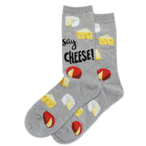 HOTSOX Women's Say Cheese Crew Socks