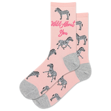 HOTSOX Women's Wild About You Crew Sock