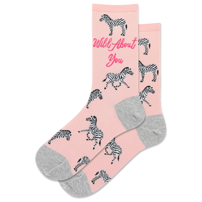 HOTSOX Women's Wild About You Crew Sock