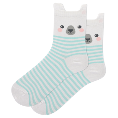 HOTSOX Women's Polar Bear Anklet Sock