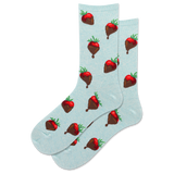 HOTSOX Women's Chocolate Covered Strawberry Sock