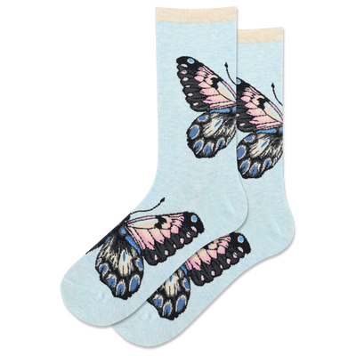 HOTSOX Women's Butterfly Crew Sock