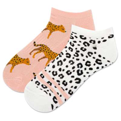 HOTSOX Women's Cheetahs Low Cut Sock 2 Pack