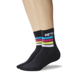 Women's HS '71 Anklet Socks Black On Leg Image One