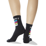 Women's HS '71 Anklet Socks Black Back of Leg