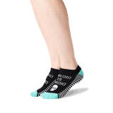 Women's Cardio is Hardio Ankle Socks in Black Front thumbnail