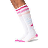 Women's Namaste in Bed Knee High Socks in White Front